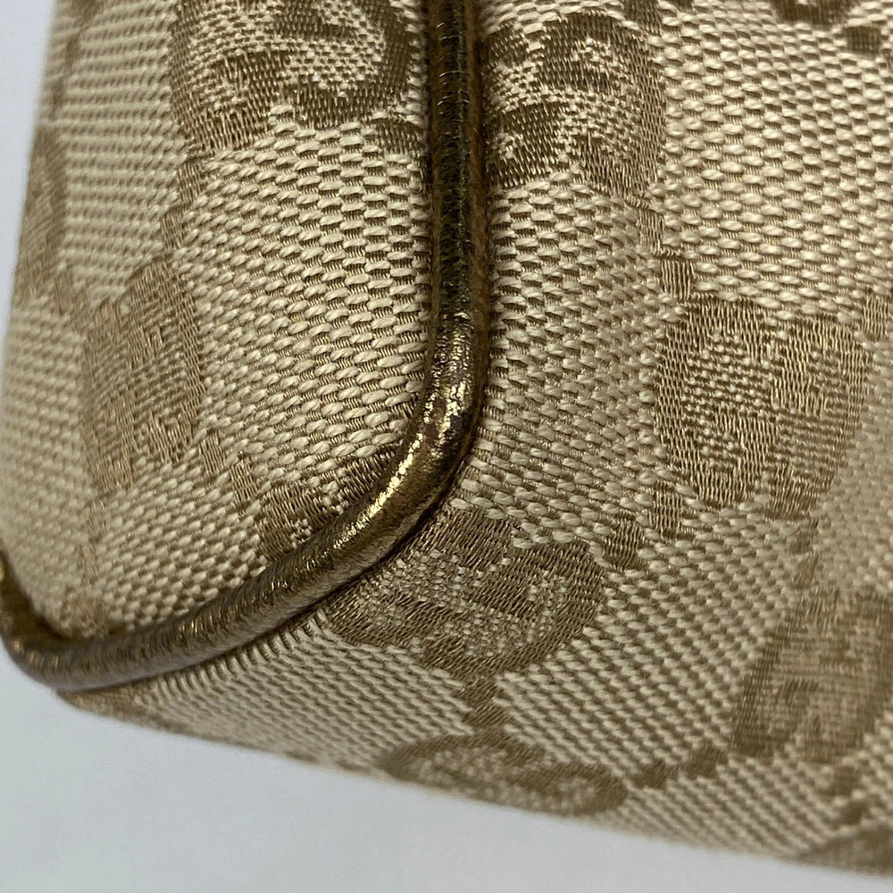 Gucci GG handbag Clutch Abbey canvas beige gold - Picture 2 of 6